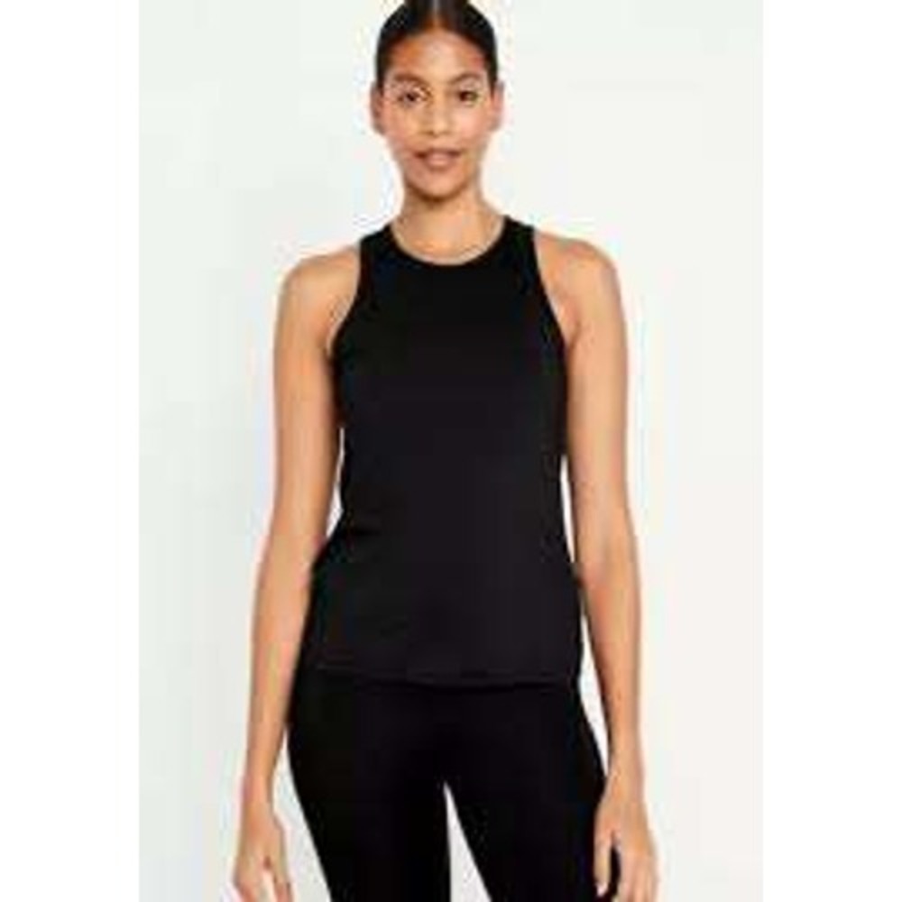 Banana Republic Black Knit Keyhole Back‎ Tank Top Sleeveless - Size XS